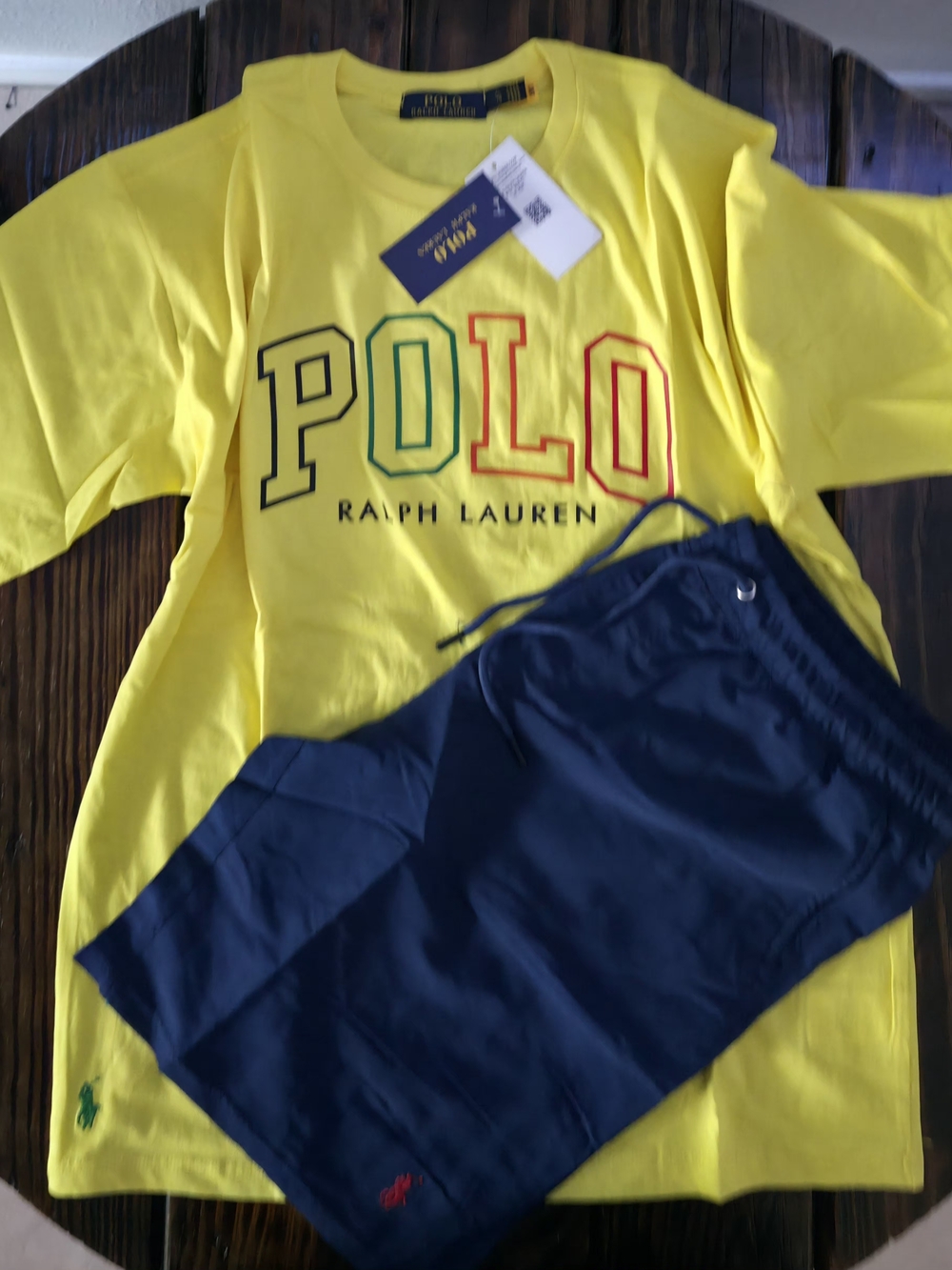 Polo Ralph Lauren Yellow Logo Tee